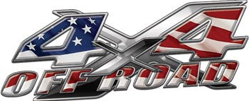 4x4 Offroad Decals American Flag