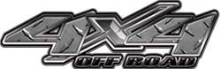 4x4 Offroad Decals in Diamond Plate