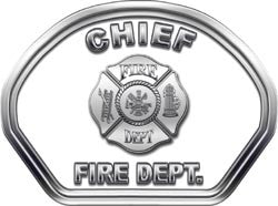Chief Helmet Face Decal (REFLECTIVE)
