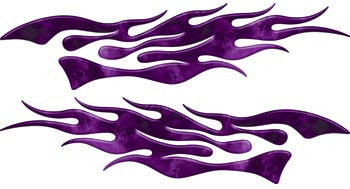 Extreme Flames Ghost Skulls Purple