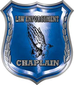 Law Enforcement Chaplain Police Shield Badge