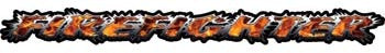 Firefighter Tailgate / Windshield Decal with Inferno Flames
