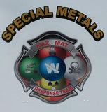 Hazmat Maltese Cross Fire Rescue Decal