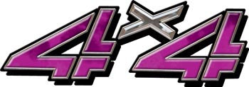 4x4 Decals Purple Smoke