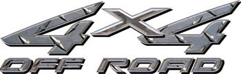 4x4 Offroad Decals Diamond Plate