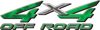 4x4 Offroad Decals Green