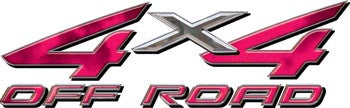 4x4 Offroad Decals Pink