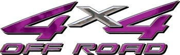 4x4 Offroad Decals Purple