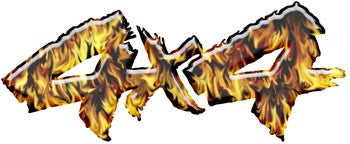 Real Flame 4x4 Decals
