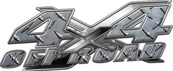 4x4 Offroad Decals Diamond Plate