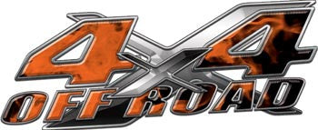 4x4 Offroad Decals Inferno Orange