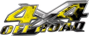 4x4 Offroad Decals Inferno Yellow