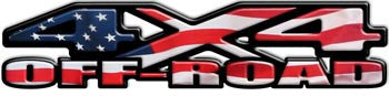 4x4 Off Road Decals American Flag