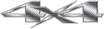 Custom 4x4 Decals - Diamond Plate Look