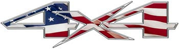 Custom 4x4 Decals - American Flag