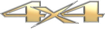 Custom 4x4 Decals - Gold