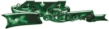 Custom 4x4 Decals Green Fire