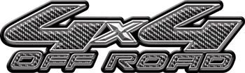 4x4 Off Road Decals Carbon Fiber