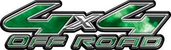 4x4 Off Road Decals Green