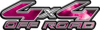 4x4 Off Road Decals Pink