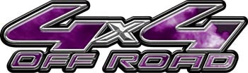 4x4 Off Road Decals Purple