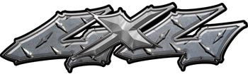 Wicked Series 4x4 Diamond Plate Decals