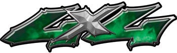 Wicked Series 4x4 Green Decals