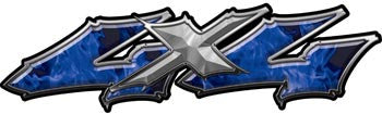 Wicked Series 4x4 Inferno Blue Decals