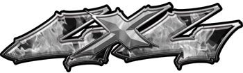 Wicked Series 4x4 Inferno Gray Decals