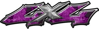 Wicked Series 4x4 Inferno Purple Decals
