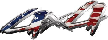 4x4 Truck, SUV or ATV Decals American Flag
