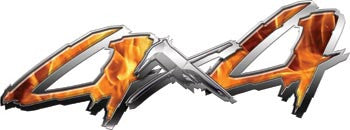 4x4 Truck, SUV or ATV Decals with Inferno Flames