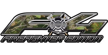 Ford FX4 Firefighter Edition 4x4 Off Road Decals in Real Camo k
