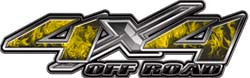 4x4 Offroad Decals Inferno Yellow