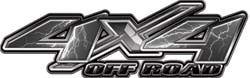 4x4 Offroad Decals Lightning Gray