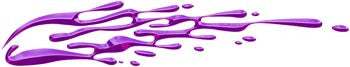 Purple Splash Accent Vinyl Graphic