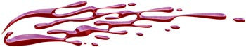 Dark Red Splash Accent Vinyl Graphic