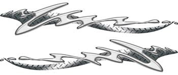 Diamond Plate Liquid Metal Graphic Kit