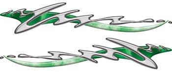 Green Liquid Metal Graphic Kit