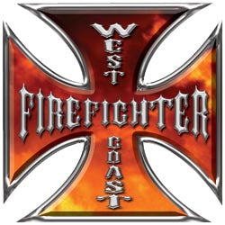 Copy of Iron Cross  - West Coast Firefighter - Inferno