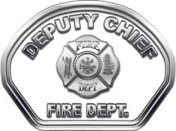 Deputy Chief Helmet Face Decal (REFLECTIVE)