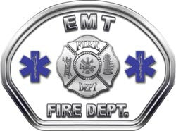 EMT Helmet Face Decal (REFLECTIVE)