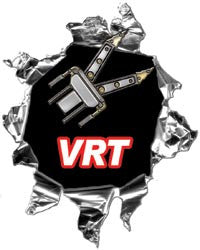 Mini Ripped Torn Metal Decal VRT Vehicle Rescue Team