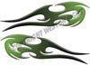 Tribal Flames Green