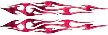 Pink Inferno Thin Tribal Accent Flames