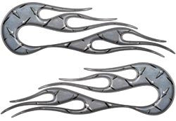 Diamond Plate Old School Style Flames