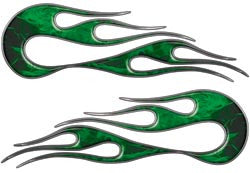 Green Inferno Old School Style Flames