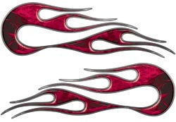 Pink Inferno Old School Style Flames
