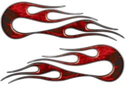 Red Inferno Old School Style Flames