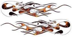 Inferno Old School Retro Style Flames
